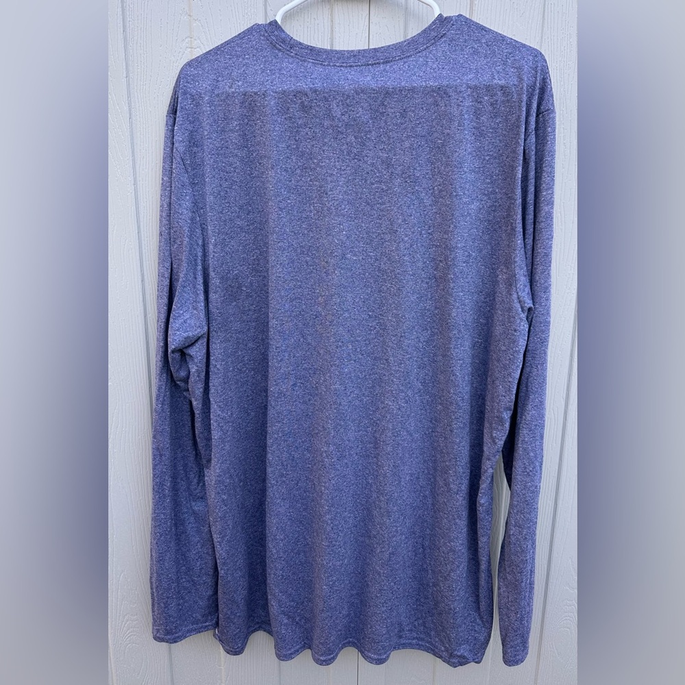 NFL Team Apparel Blue Men’s Shirt Long Sleeve Size 2XL - Picture 3 of 5